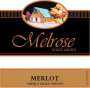 Melrose Wines Merlot 2010 Front Label