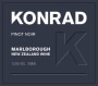 Konrad Pinot Noir 2009 Front Label