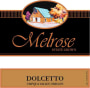 Melrose Wines Dolcetto 2012 Front Label