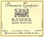Domaine Tempier Bandol Rouge 2009 Front Label