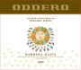 Oddero Barbera d'Asti Vinchio 2009 Front Label