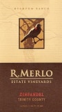 Merlo Family Estate Vineyards Zinfandel 2009 Front Label