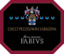 Ciacci Piccolomini d'Aragona Fabius 2009 Front Label