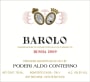 Aldo Conterno Barolo Bussia 2009 Front Label
