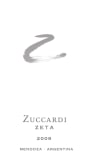 Zuccardi Zeta 2009 Front Label