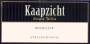 Kaapzicht Merlot 2009 Front Label