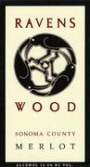 Ravenswood Sonoma Merlot 1999 Front Label