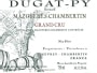 Dugat-Py Mazoyeres Chambertin 2009 Front Label