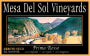 Mesa Del Sol Vineyards Prima Rosso 2011 Front Label