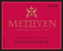 Methven Family Vineyards Chardonnay 2008 Front Label