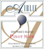 Airlie Vintner's Blend Pinot Noir 2012 Front Label