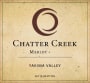 Chatter Creek Merlot 2011 Front Label
