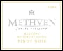Methven Family Vineyards Reserve Pinot Noir 2006 Front Label