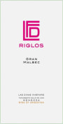Riglos Gran Malbec 2009 Front Label