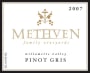 Methven Family Vineyards Pinot Gris 2007 Front Label