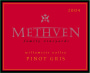 Methven Family Vineyards Pinot Gris 2004 Front Label