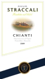 Straccali Chianti 2009 Front Label