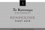 Te Kairanga Runholder Pinot Noir 2010 Front Label