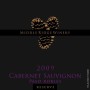 Middle Ridge Winery Reserve Cabernet Sauvignon 2009 Front Label