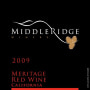 Middle Ridge Winery Meritage 2009 Front Label