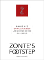 Zonte's Footstep Shiraz Viognier 2010 Front Label