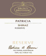 Brown Brothers Patricia Reserve Shiraz 2010 Front Label