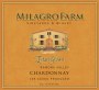 Milagro Farm Vineyards & Winery Chardonnay 2014 Front Label