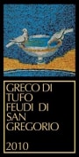 Feudi di San Gregorio Greco di Tufo 2010 Front Label