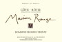 Georges Vernay Cote-Rotie Maison Rouge 2010 Front Label