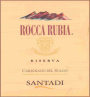 Santadi Carignano del Sulcis Riserva Rocca Rubia 2010 Front Label