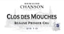 Chanson Pere & Fils Clos des Mouches Rouge 2010 Front Label