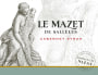 Domaine de Nizas Le Mazet Rouge 2010 Front Label