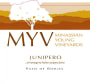 Minassian Young Vineyards Junipero 2010 Front Label