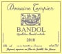 Domaine Tempier Bandol Rouge 2010 Front Label