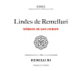 Remelluri Lindes de Remelluri de San Vicente 2010 Front Label