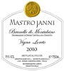 Mastrojanni Vigna Loreto Brunello di Montalcino 2010 Front Label