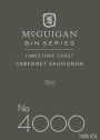 McGuigan Brothers Bin 4000 Cabernet Sauvignon 2010 Front Label