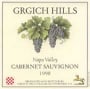 Grgich Hills Estate Cabernet Sauvignon (half-bottle) 1998 Front Label