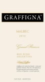 Graffigna Grand Reserve Malbec 2010 Front Label