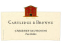 Cartlidge & Browne Cabernet Sauvignon 2010 Front Label