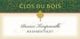 Clos du Bois Alexander Valley Tempranillo 1999 Front Label