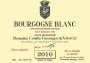 Domaine Comte Georges de Vogue Bourgogne Blanc 2010 Front Label