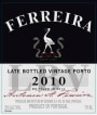 Ferreira Porto Late Bottled Vintage Port 2010 Front Label