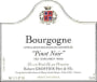 Domaine Robert Groffier Bourgogne Rouge 2010 Front Label