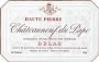 Delas Chateauneuf-du-Pape Haute Pierre 1998 Front Label