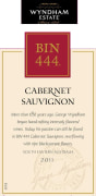 Wyndham Bin 444 Cabernet Sauvignon 2011 Front Label