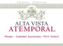Alta Vista Atemporal Red Blend 2011 Front Label