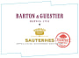 Barton & Guestier Sauternes 2011 Front Label