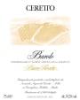 Ceretto Barolo Bricco Rocche 2011 Front Label