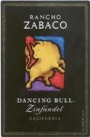 Dancing Bull Zinfandel 2000 Front Label